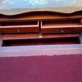 Curved painted wooden secretary 1950/60