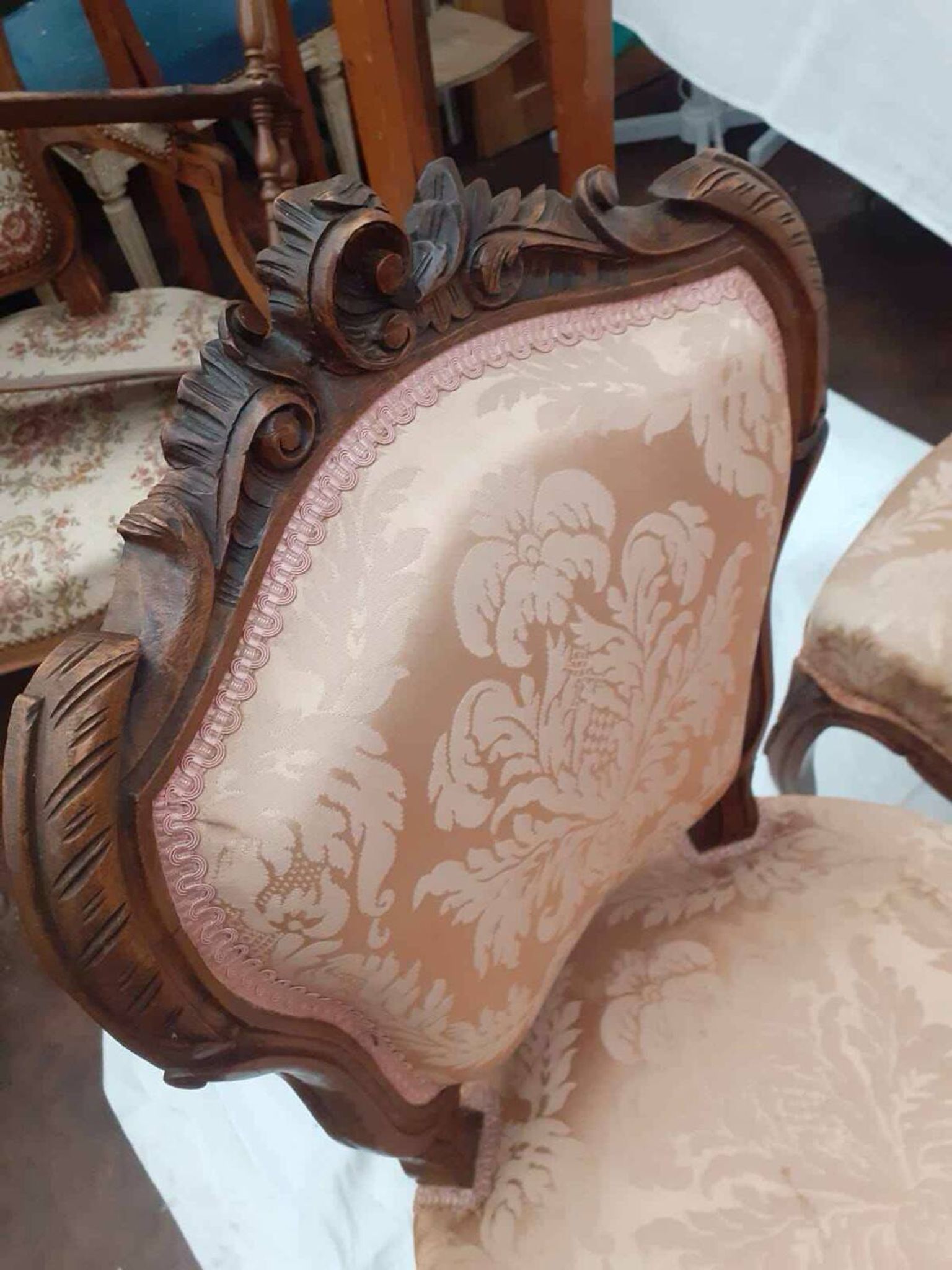4 Louis XV style chairs