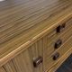 Vieille buffet milieu du siecle en teck design scandinave danois des années 70