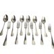 Tableware, six-piece silver-plated cutlery set by SFAM from the early 20th century.