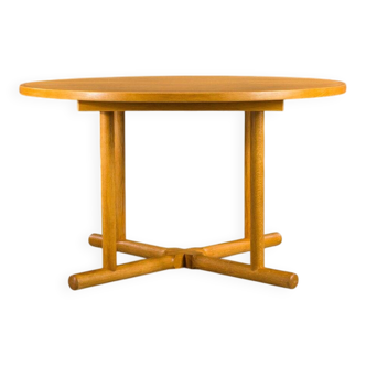 Danish extendable oak dining table by Kurt Østervig for Jason Møbler, 1950s