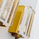 Set of 2 Vitrika Atlantic Wall Lamps in Clear Glass with Brass-Gold Frames