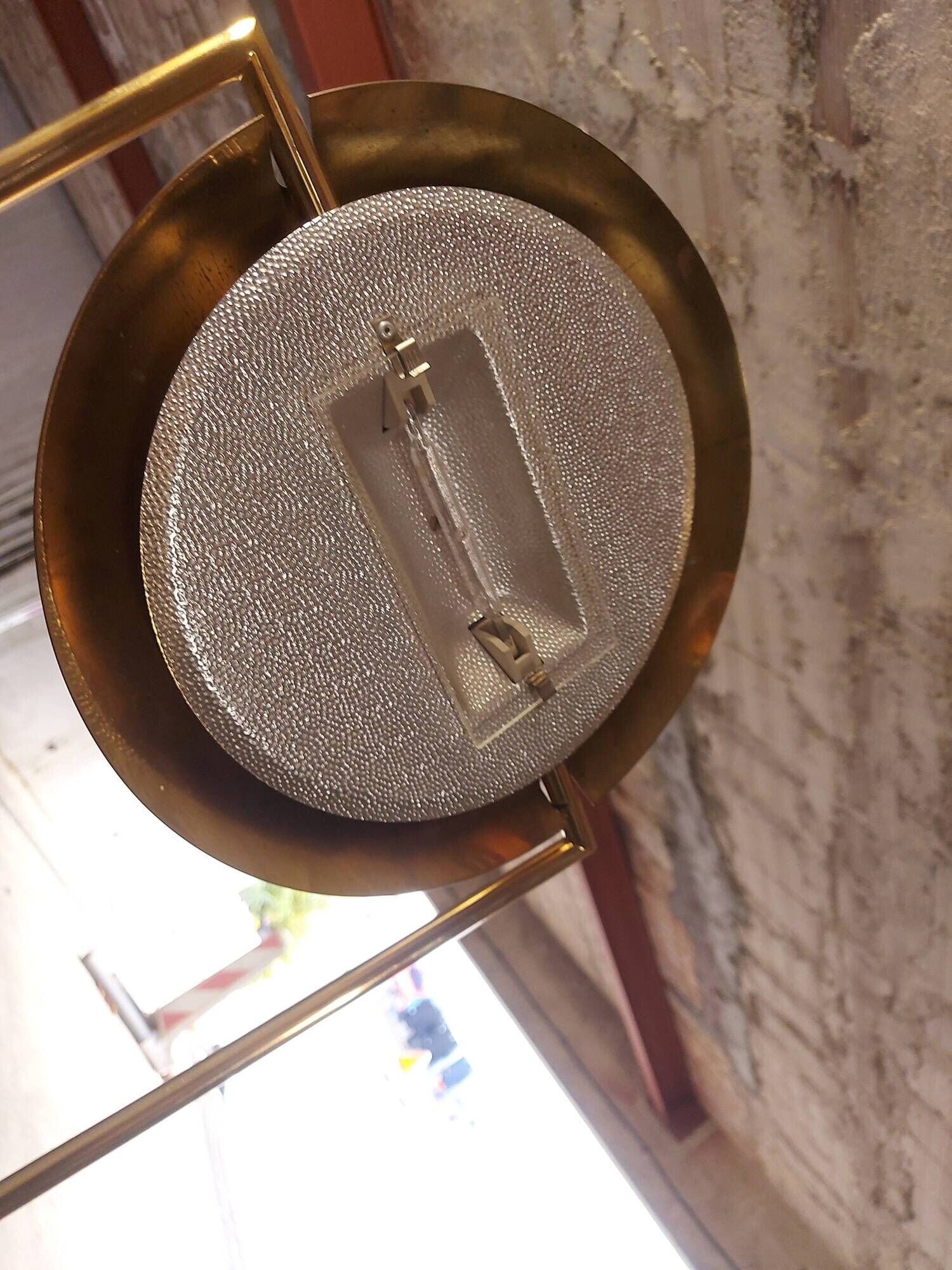 Victory brass floor lamp from the 80's, design studio Artof for Lumen