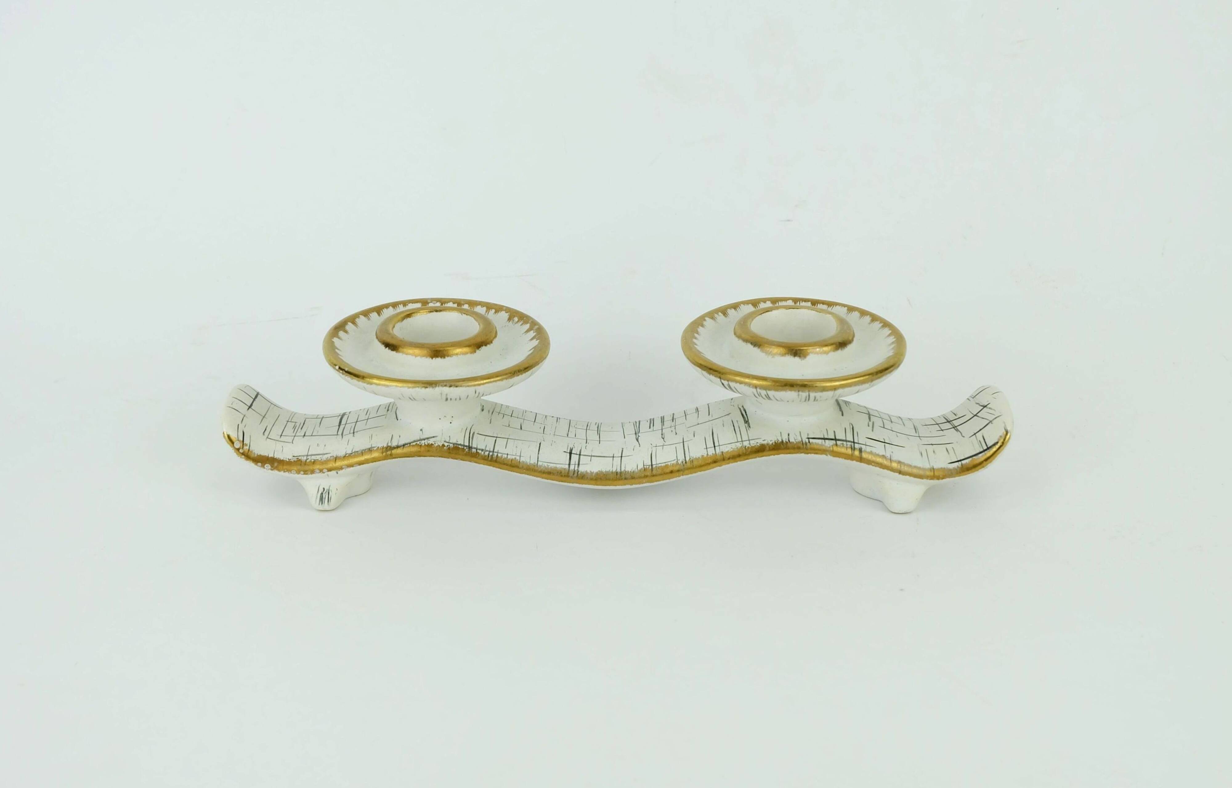 mid century ceramic CANDLE HOLDER u-keramik 1950s