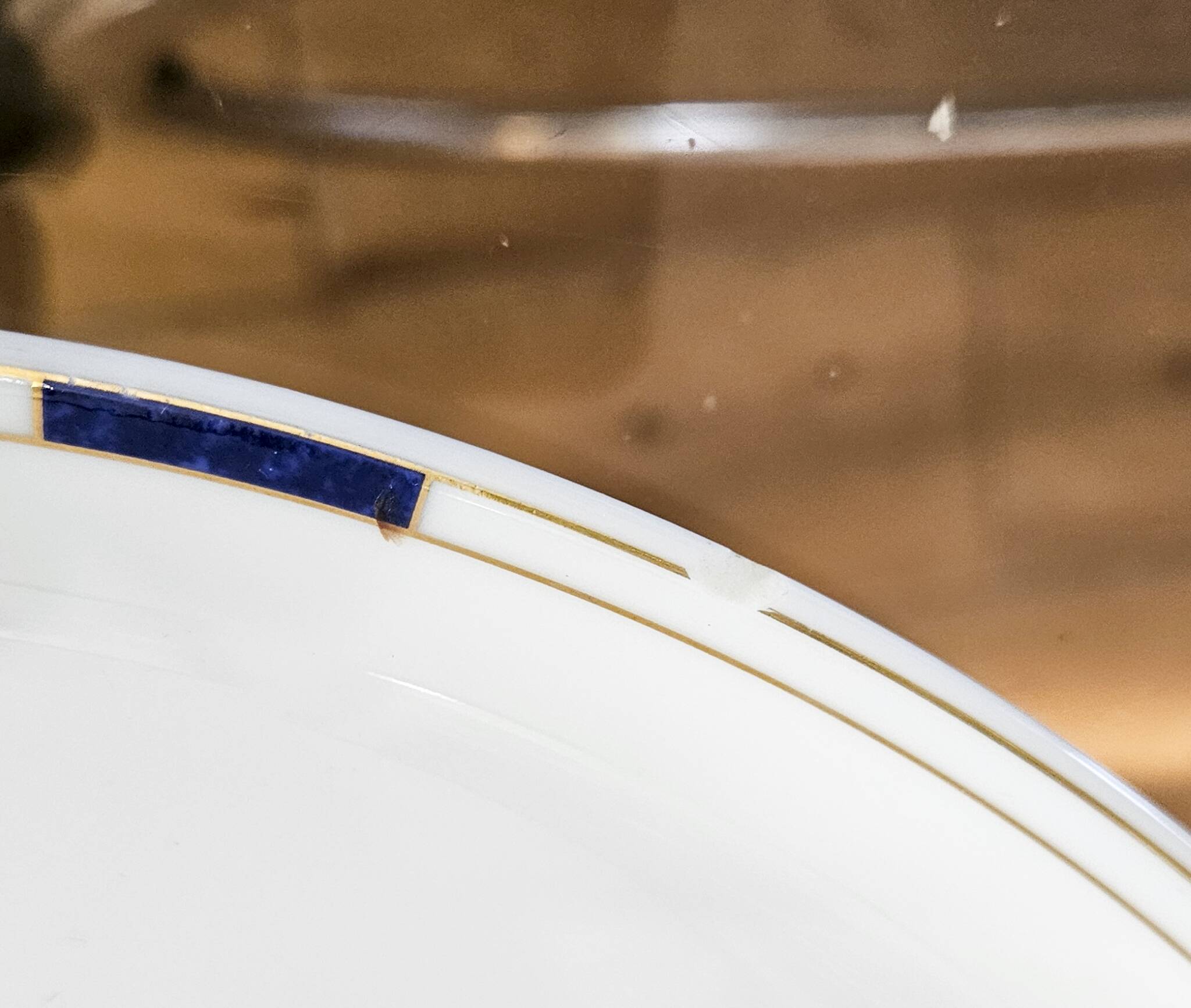 Limoges porcelain service Letang Remy, Odessa Pearl China collection.