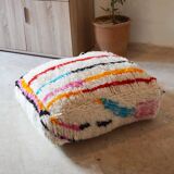 Pouf tapis marocain azilal
