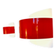 Curved Wall Lamps In Red And White By Peter Celsing For Falkenbergs Belysning, Sweden 1960S