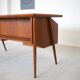 Vintage Teak desk by Gunner Nielsen for Tibergaard