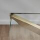 Table basse italienne en laiton