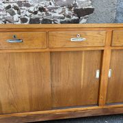 vintage haberdashery counter art deco 1950 vintage French store counter