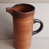 Speckled stoneware pitcher