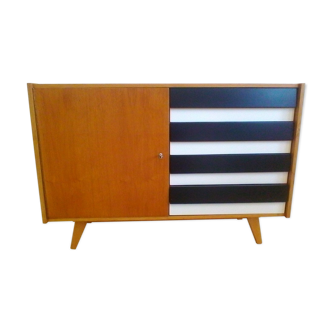 Chest of drawers in oak by Jiri Jiroutek for Interior Praha 1960 s