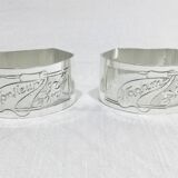 Pair of Madam/Monsieur Napkin Rings