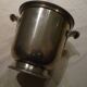 Tin champagne bucket from the Manoir à deux prises