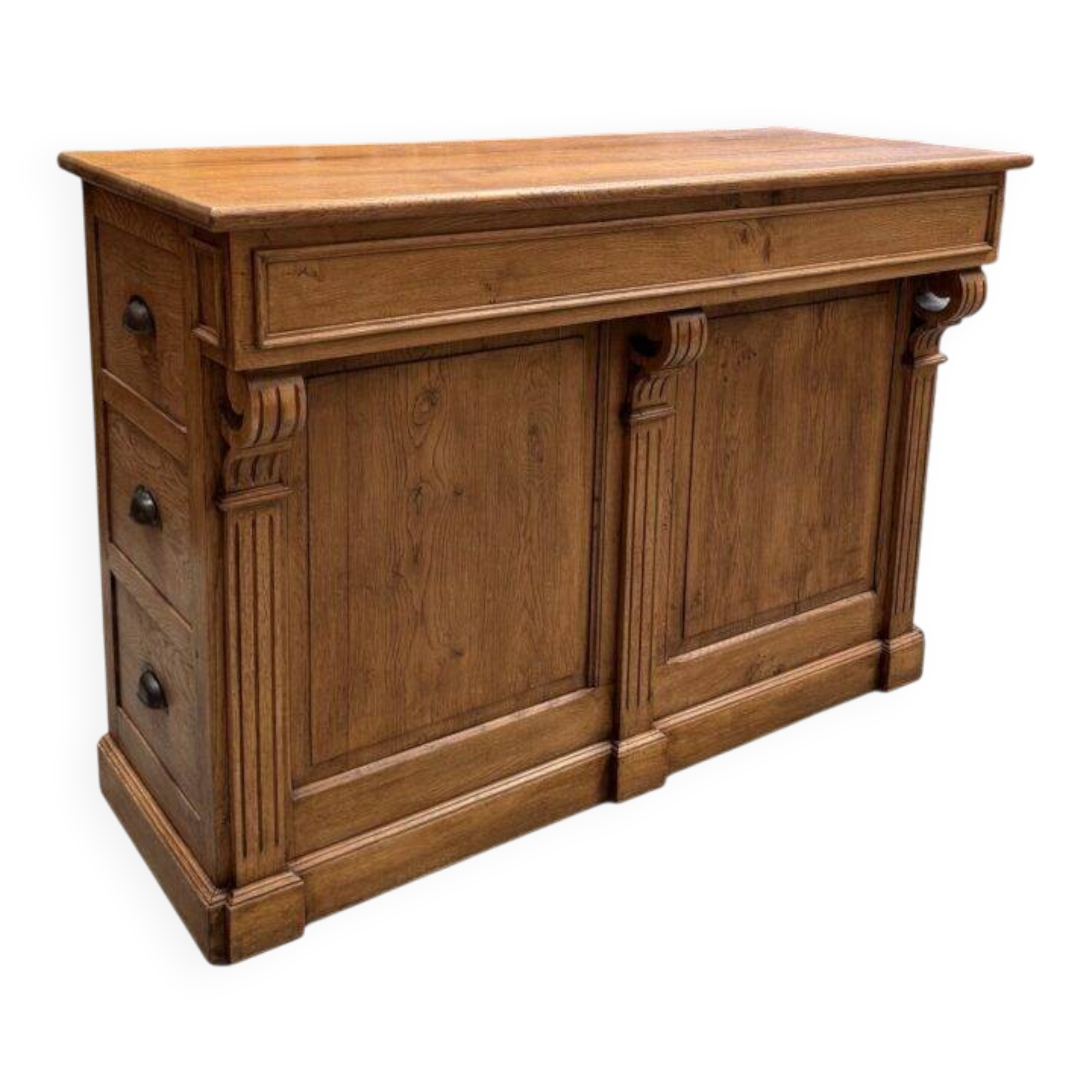 Oak counter from the 1950s