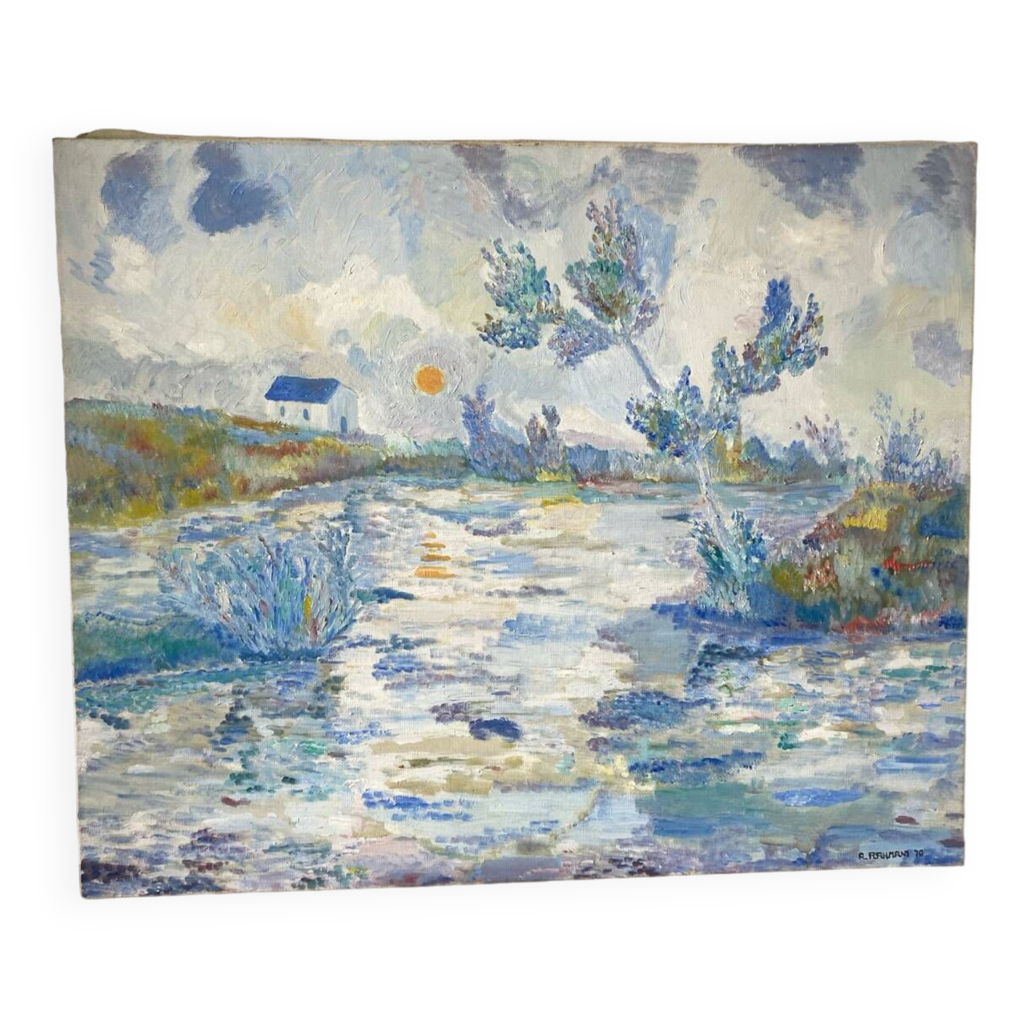 20th century landscape signed