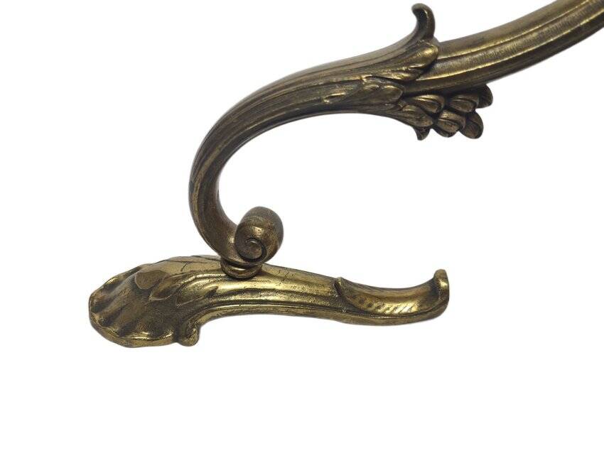 Applique murale en bronze classique, Pologne, années 1900.