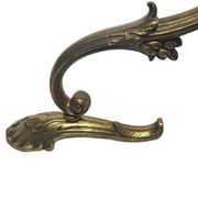Classicist bronze wall lamp, Poland, 1900s