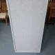 Vintage grey wood and rattan chest of drawers