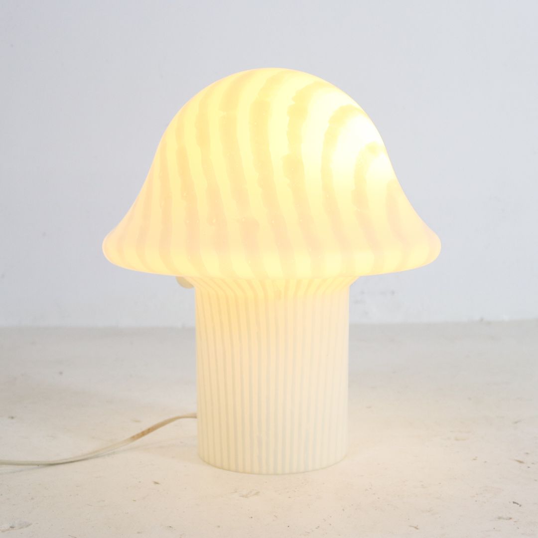 Glass Peil & Putzler mushroom table lamp