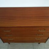 Commode bois 4 tiroirs vintage