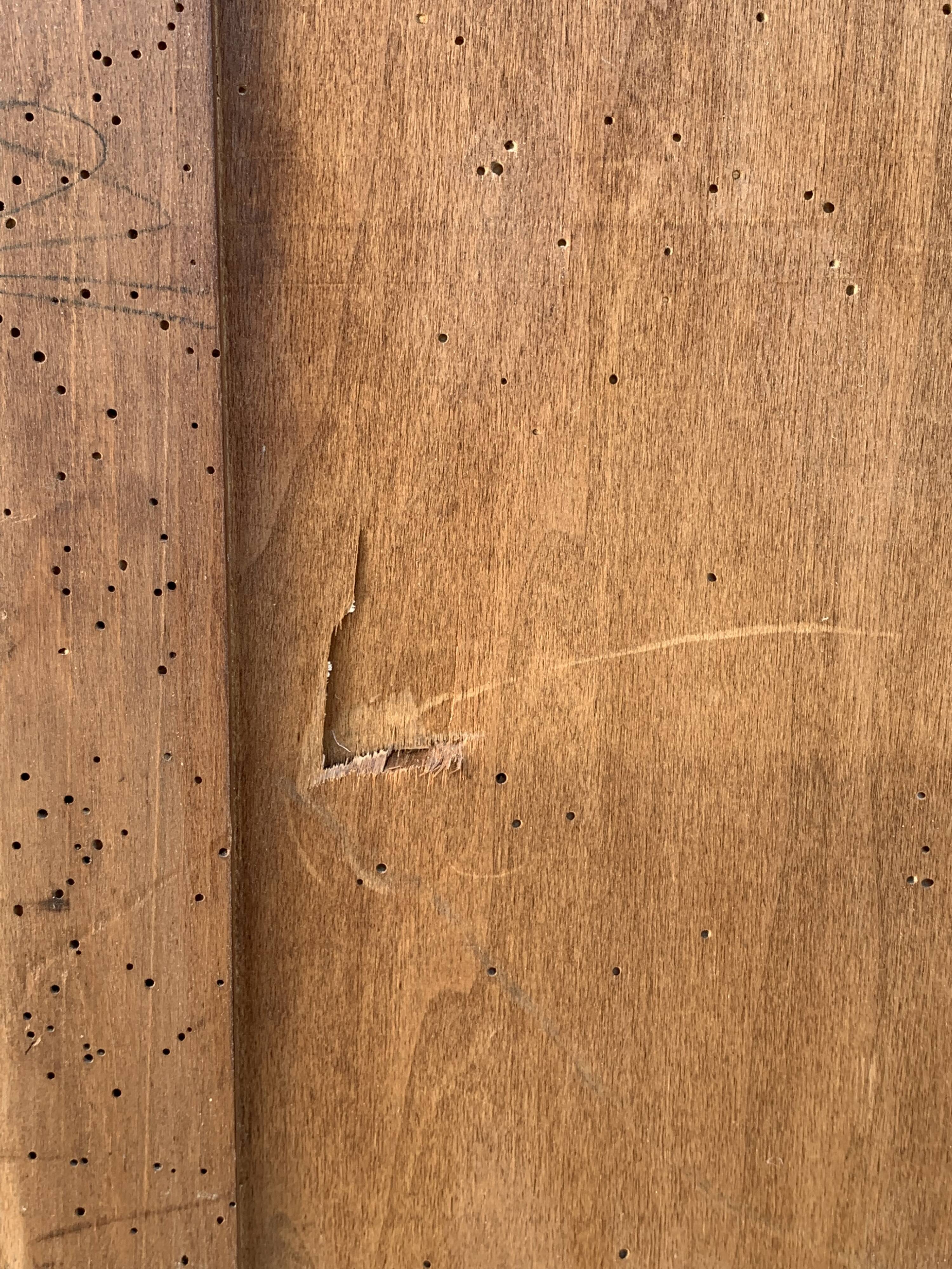 Parisian art deco chest of drawers raw wood