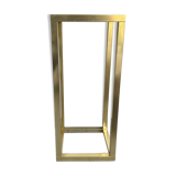 Console laiton et verre 1970 signée Pierre Vandel Paris