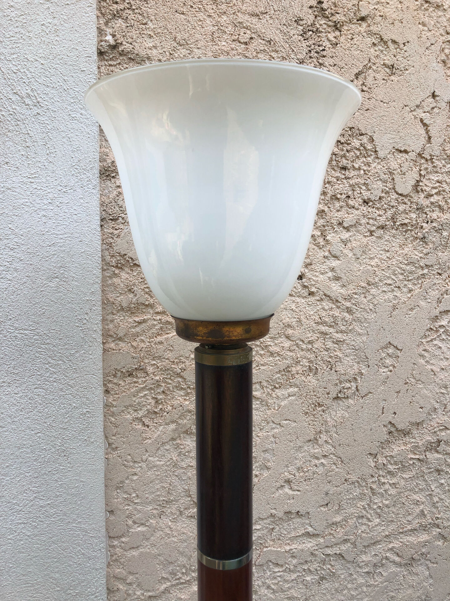 Art Deco modernist tulip floor lamp Mazda