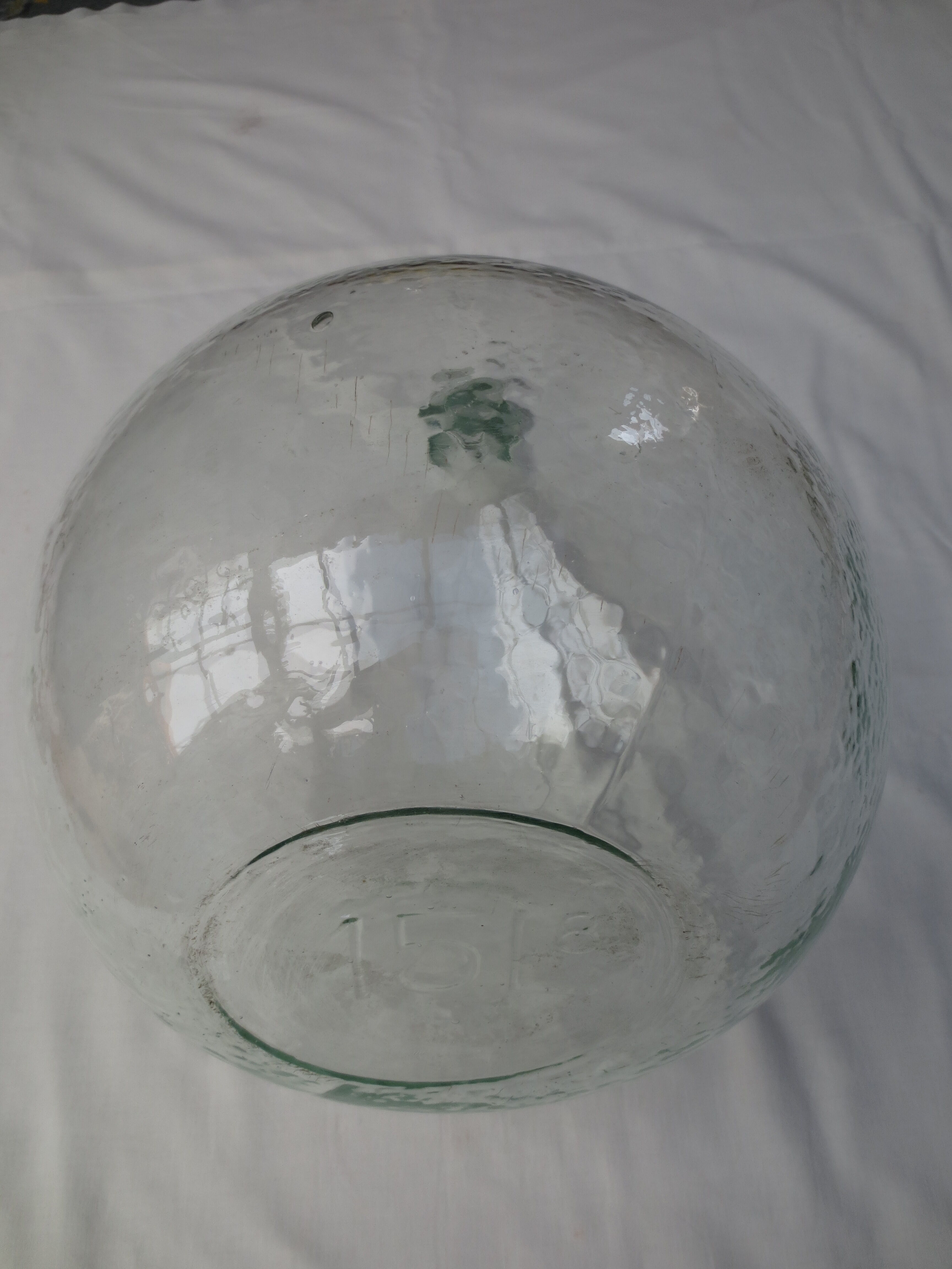 Demijohn transparent