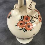 Gargoulette Cantir in ceramic with floral paint decoration