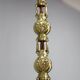 Pair of 1930s Peter Behrens Luzette pendants in opaline glass and brass