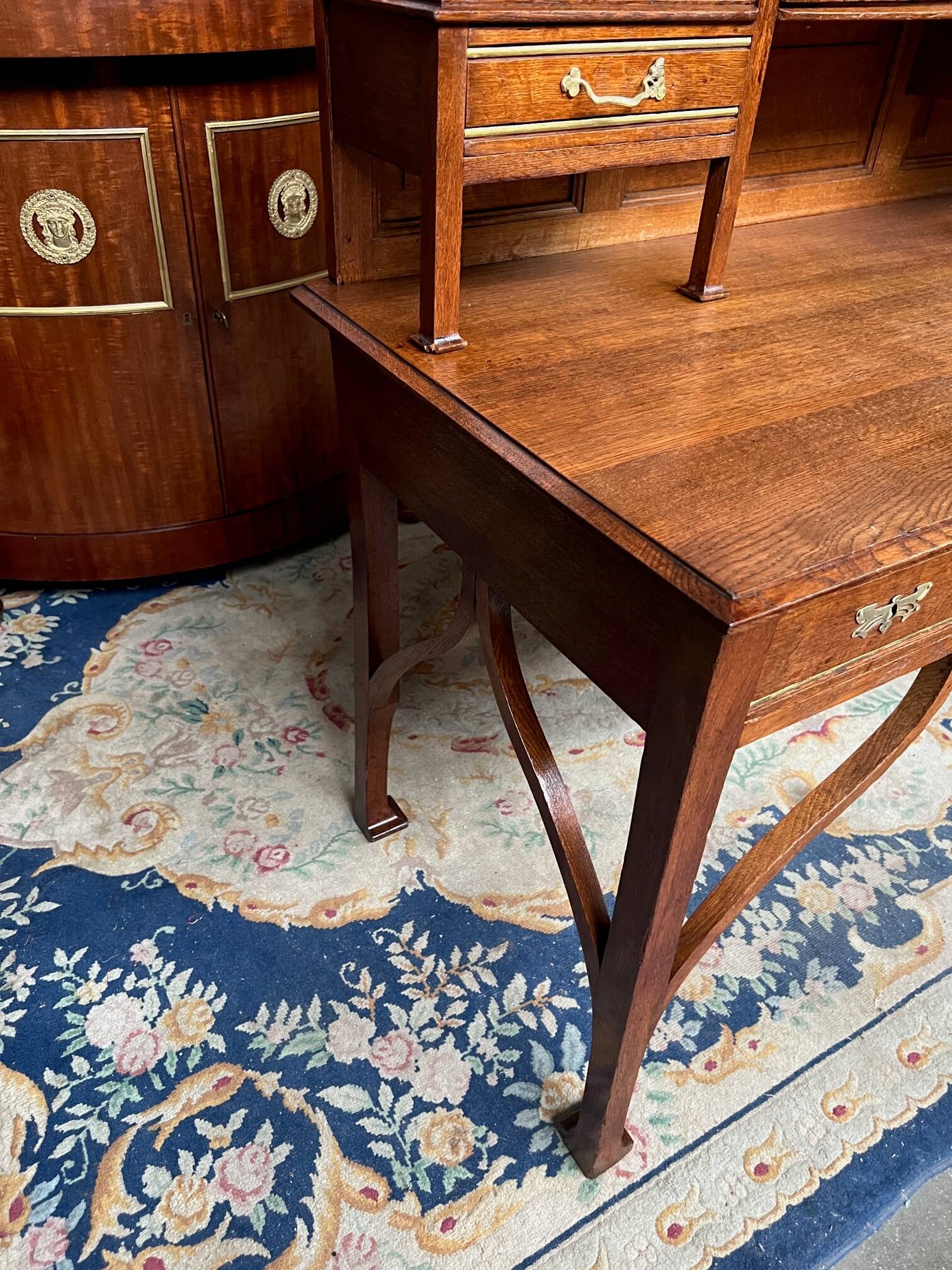 Antique French desk in Art Nouveau style.
