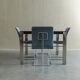 Dining table by Giovanni Offredi for Saporiti
