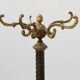 Napoleon III style copper and onyx marble coat stand, France, early 20th ce