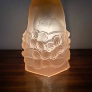 Art Deco pink glass tulip signed ROS / Degué – circa 1930-1940