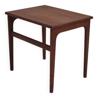 1970s, Danish side table, solid teak wood, original condition.
