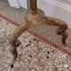 Antique brass and onyx floor lamp - classic style