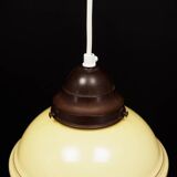 Lampe à suspension en verre, design danois, années 1970, production : Danemark