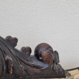 Napoleon III period armchair with floral tapestry, 19th century