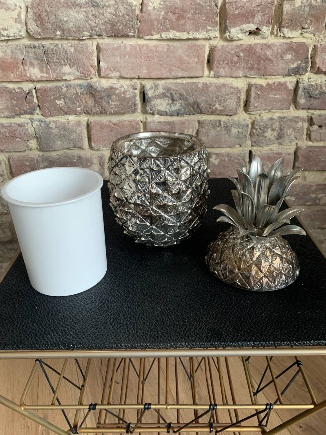 Vintage Pineapple Ice Cube Bucket