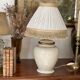 Pied de lampe en céramique craquelée vintage