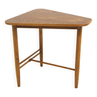 Scandinavian oak side table, Sweden, 1950s