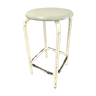 Vintage mint and white stool