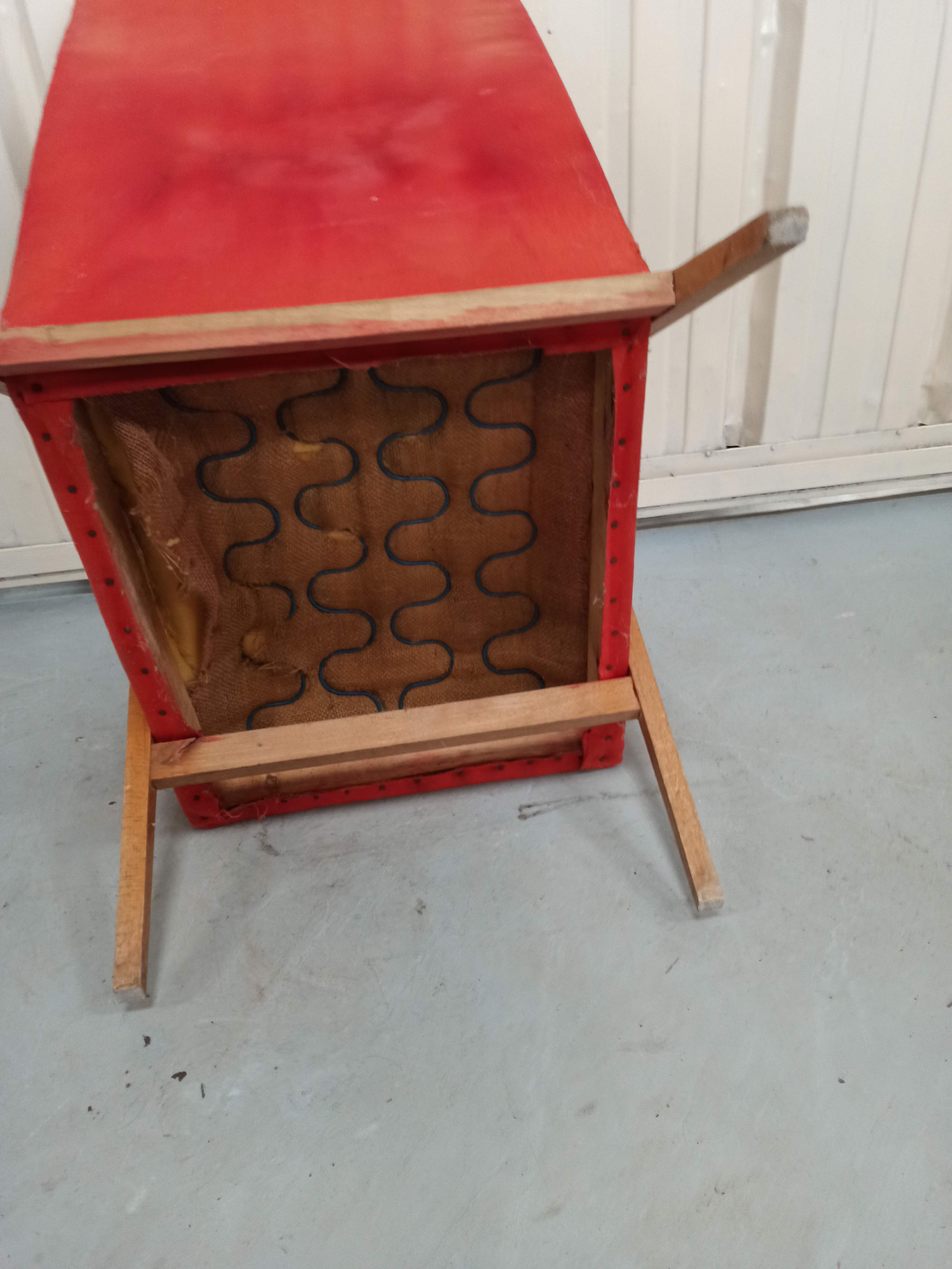 Set 3 armchairs compass feet