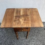 Table d'appoint, de toilette ancienne en bois