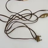 Solid gilded bronze lamp 50s