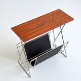 Side table / Vintage magazine rack 1950s