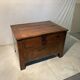 Rustic chest in old wood, original fittings