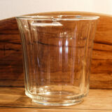 Transparent glass champagne bucket