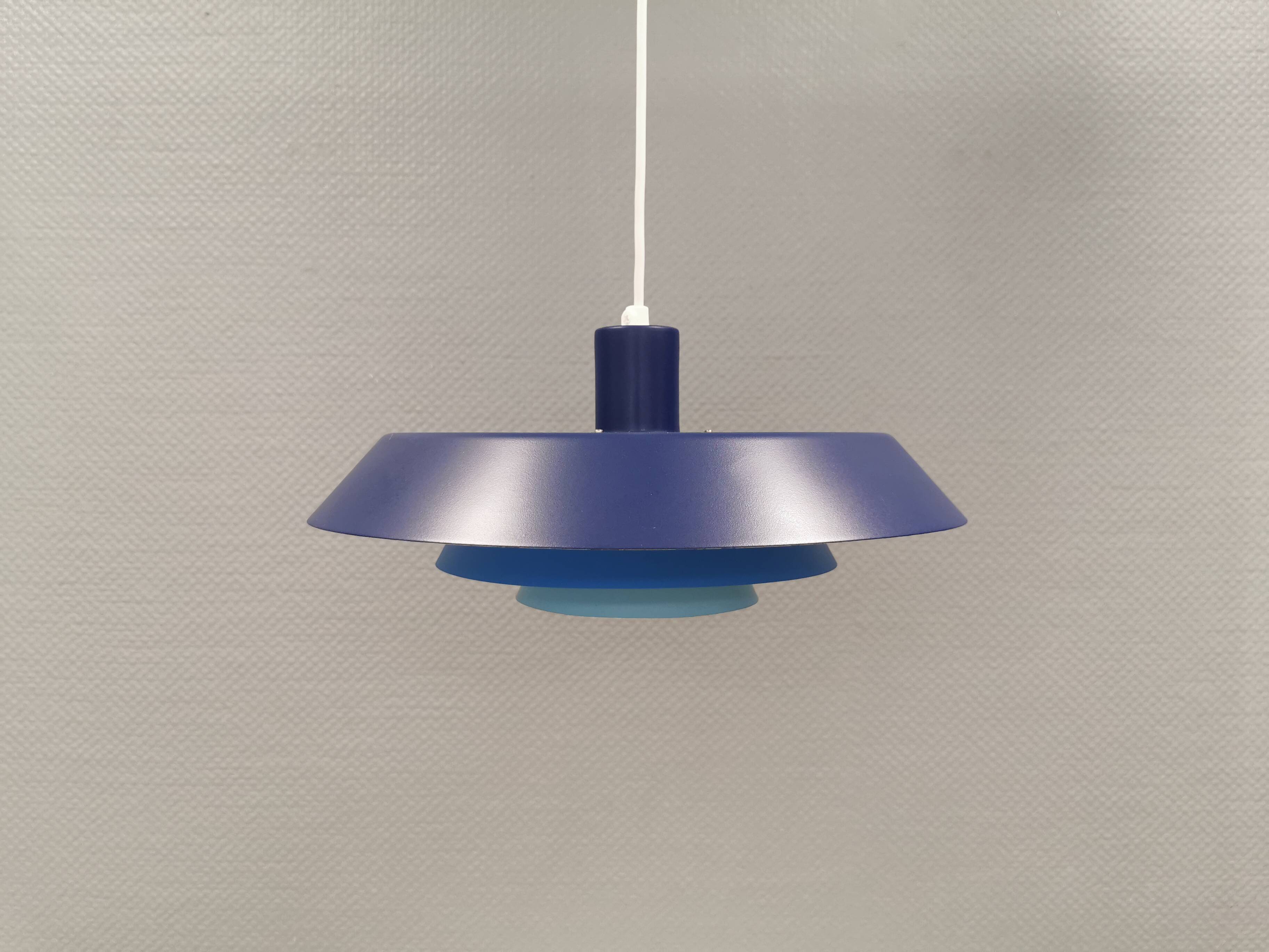 Hanging lamp, designed by Bent Karlby for Danish LYFA in 1968, model Troika